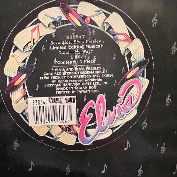 Elvis "The 60's" musical figurine - Blue Hawaii Collectible - Limited Edition - Picture 7 of 7